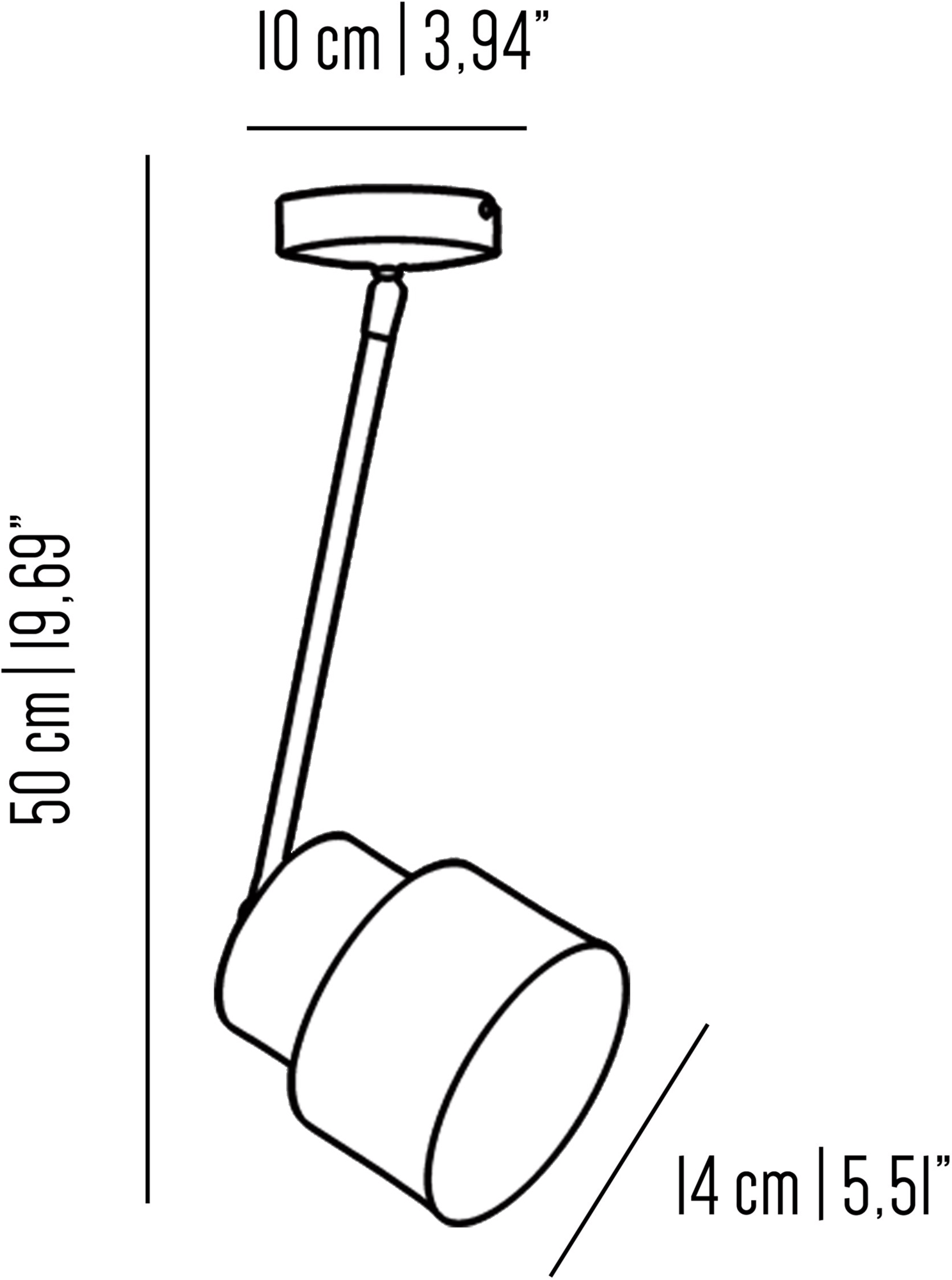 Il Bronzetto Регулируемый потолочный светильник из латуни Satellite Sat04_s / sat04_m - Вид №10