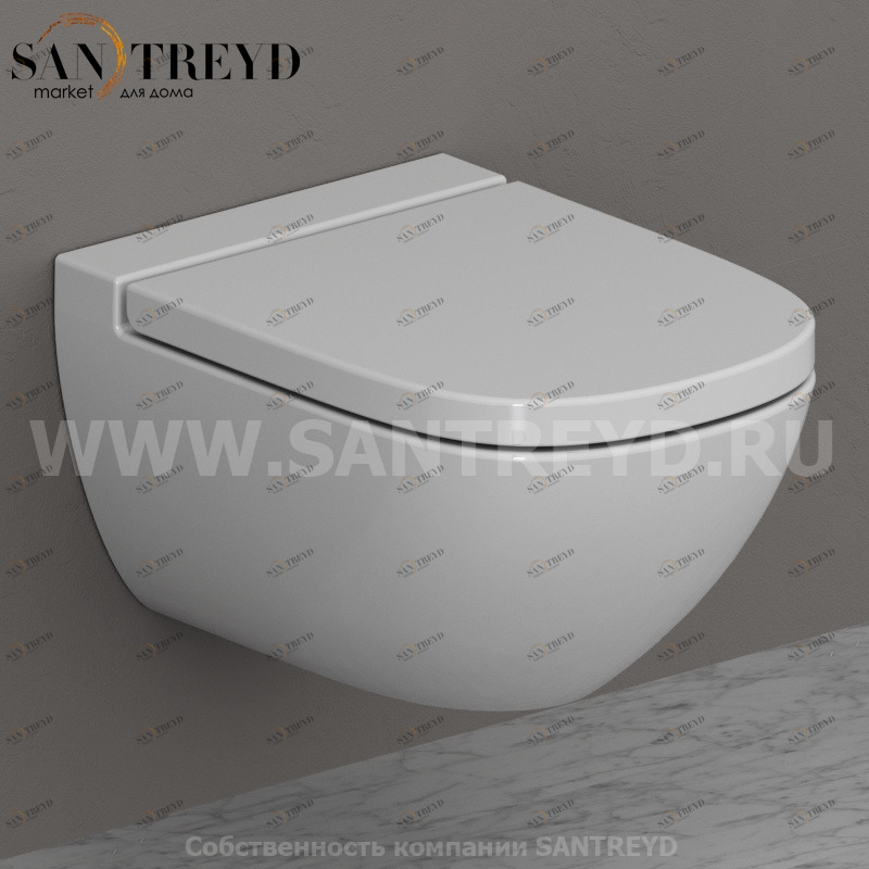 LAS03BI Подвесной унитаз настенный Белый Ceramica Globo STOCKHOLM Италия