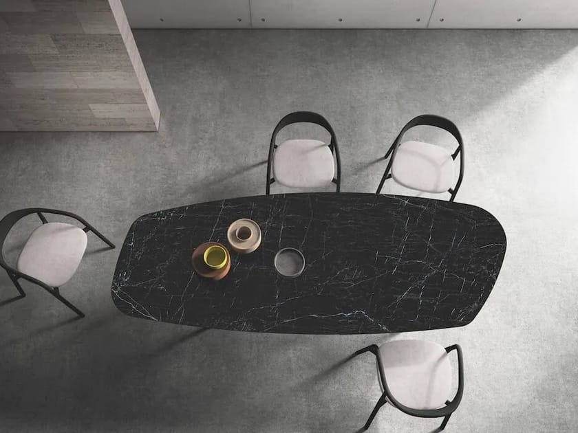 Керамический стол свободной формы Sovet Italia LEWOOD SHAPED 03 ARCH-00090656