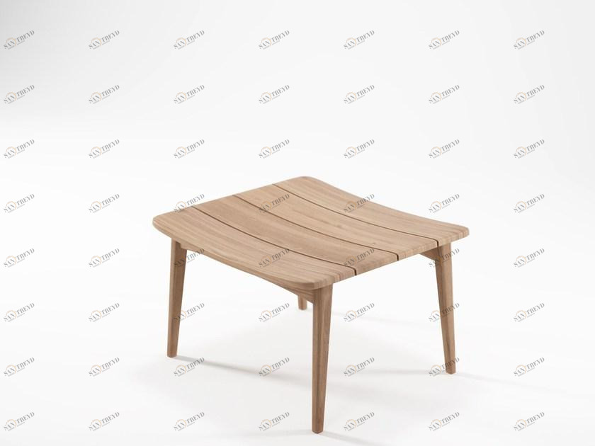 KARPENTER Низкий табурет из тика Grasshopper sun-id-1480454