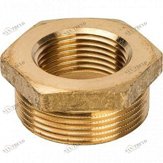 Футорка НВ 1 1/2х1" латунь STOUT SFT0028001121