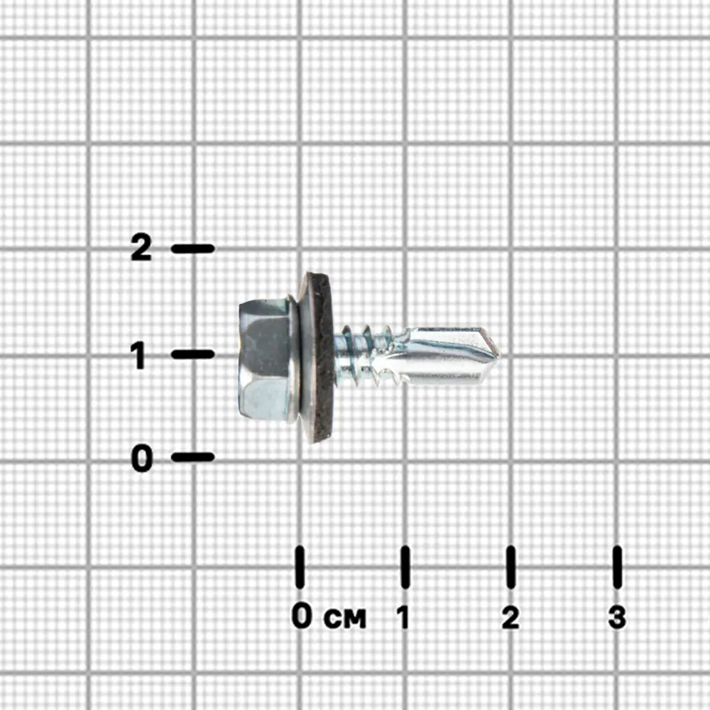 Santreyd Саморезы кровельные для металлочерепицы с пресс-шайбой 6.3x19 мм 89344268 STLM-1396127 - Вид №2