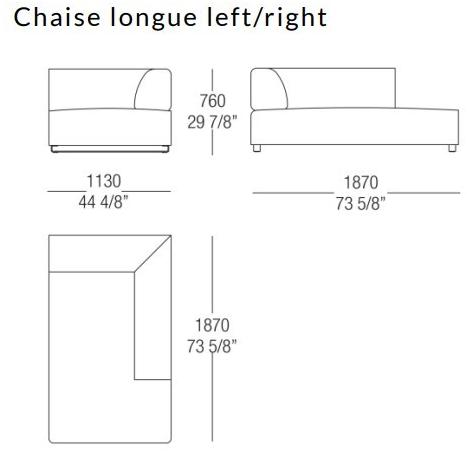 MisuraEmme Мягкая кушетка из ткани Misuraemme sun-id-1410419 - Вид №5