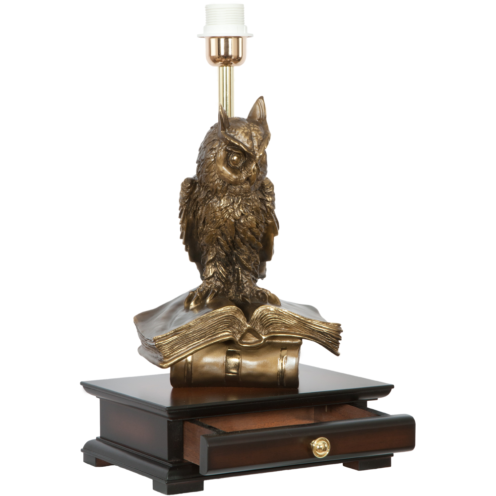 33006/1,34057 Настольная лампа с бюро Ученый Филин Тюссо Поталь BOGACHO 4627138211540, 4627138151136 - Вид №3