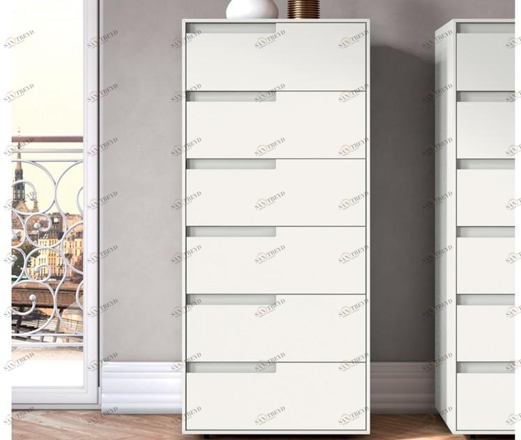 Febal Casa Лакированный комод со встроенными ручками Damien sun-id-1494310