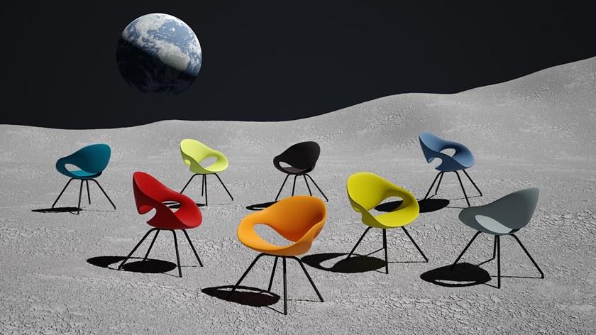 Tonon Стул из пеноматериала с металлической основой Moon 908.01 - Вид №18