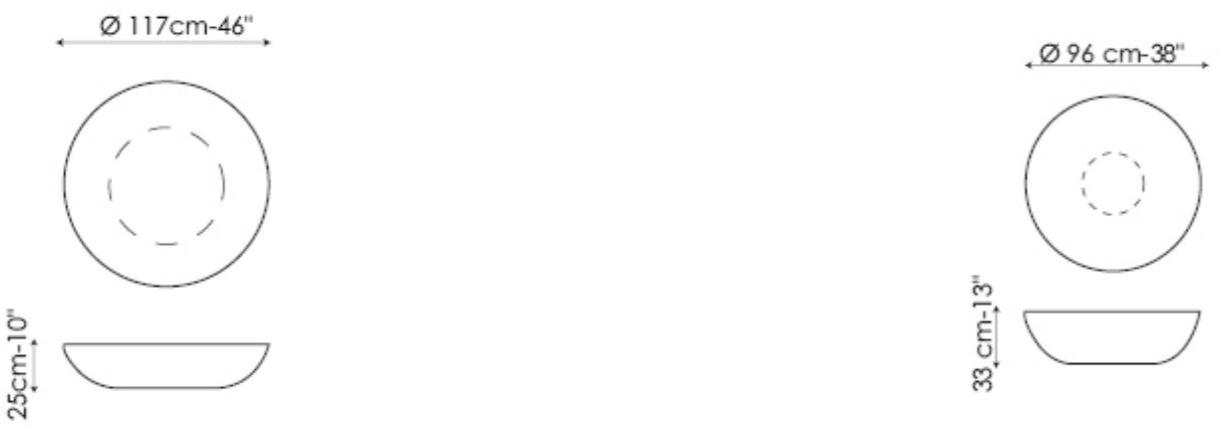 Bonaldo Низкий круглый журнальный столик sun-id-1504036 - Вид №5