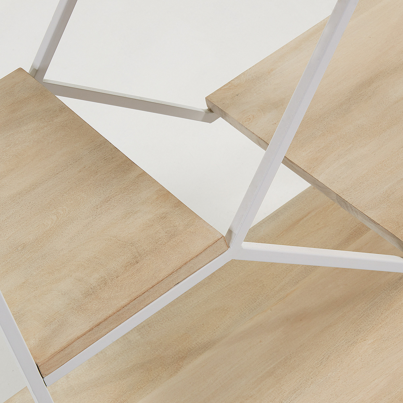 054384 Книжный стеллаж Pyke 80x93 белый La Forma Push  - Вид №1