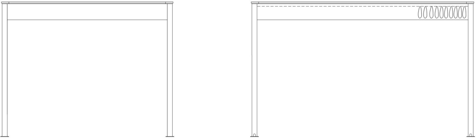 L'Officina by Adami Отдельностоящая пергола со сдвижной крышкой sun-id-1386551 - Вид №11