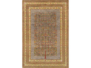 Прямоугольный шерстяной ковер