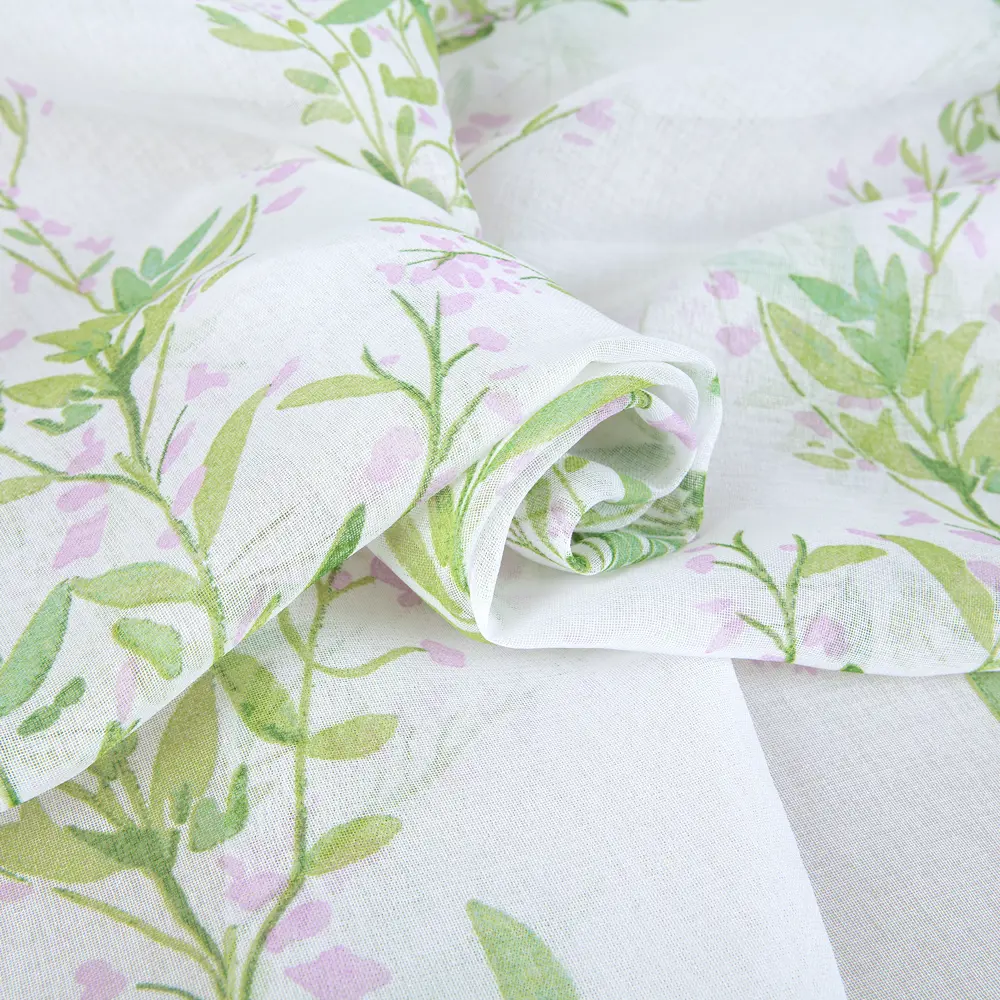 Тюль «Трава» под лён, 280 см, цветы, цвет мультиколор ТОРГОВЫЙ ДОМ ТЕКСТИЛЬ STLM-2198071