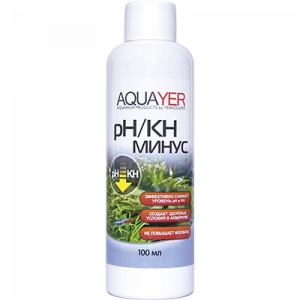 ПР0056037 Кондиционер для воды pH/KH минус 100мл AQUAYER
