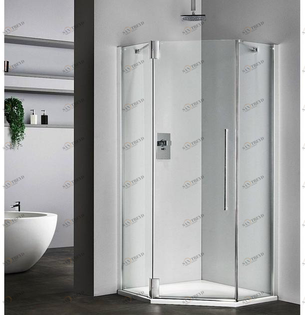 Duka Хрустальная душевая кабина Vertica - con soli profili verticali 6pf l