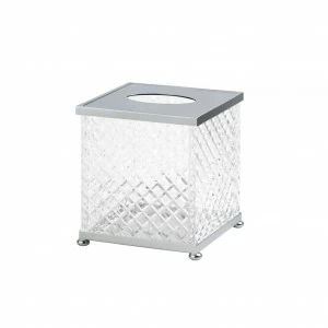 FS08P-651 FS08P-651 Квадратная коробка для салфеток ДОЗАТОРЫ ТКАНЕЙ Cristal & Bronze TISSUE DISPENSERS