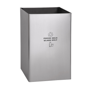 85492 Нержавеющее мусорное ведро, надпись SANELA