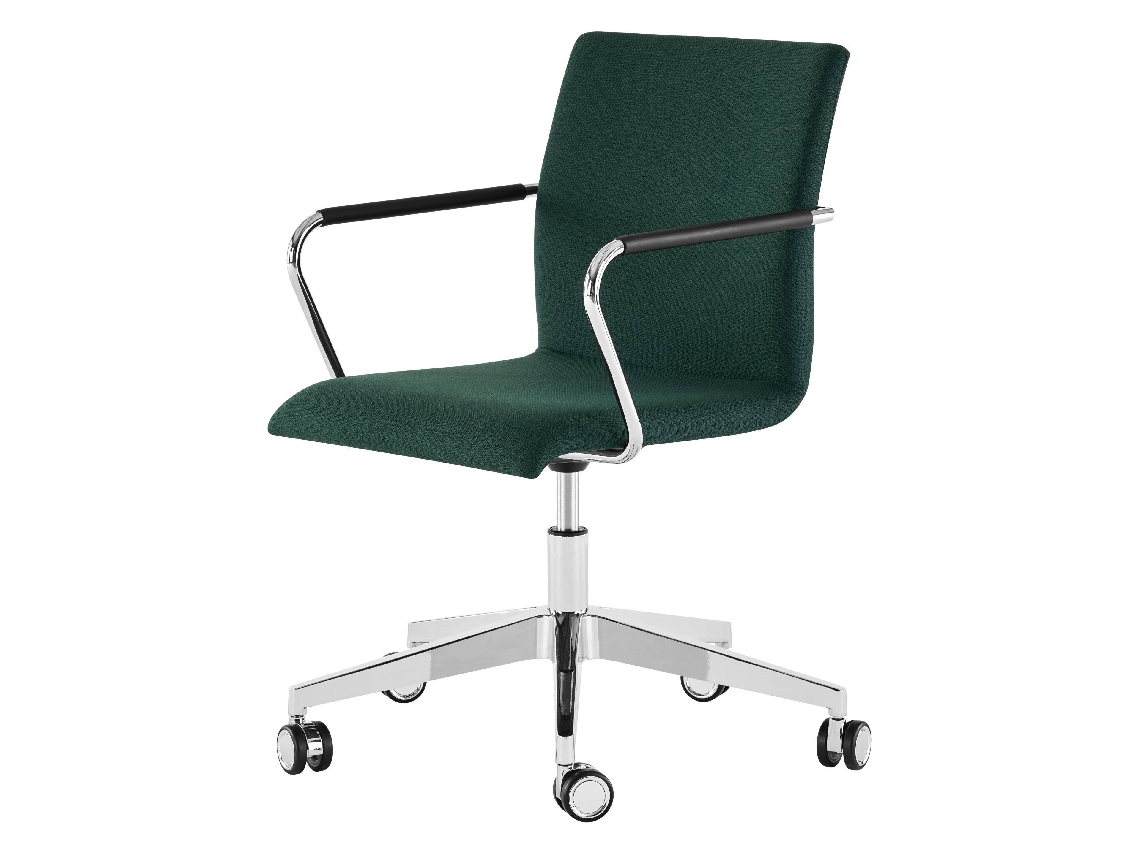 Вращающийся мягкий стул с колесами THONET S 55 ARCH-00112997 - Вид №1