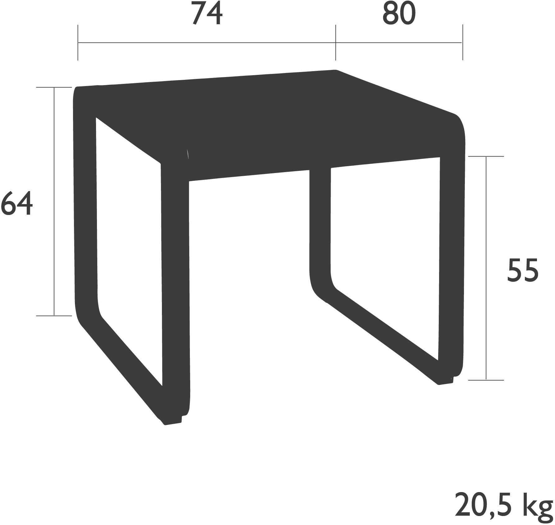 Fermob Санный стол для сада Bellevie 8457 - 8459 - Вид №5