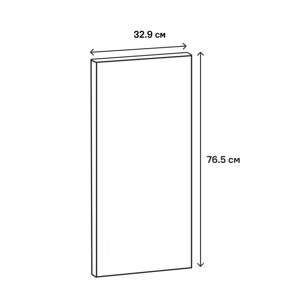 Фасад кухонного шкафа Инта 32.9x76.5 см KONSENSA МДФ цвет зеленый 89417479 STLM-2185387 Инта зелёная - Вид №9