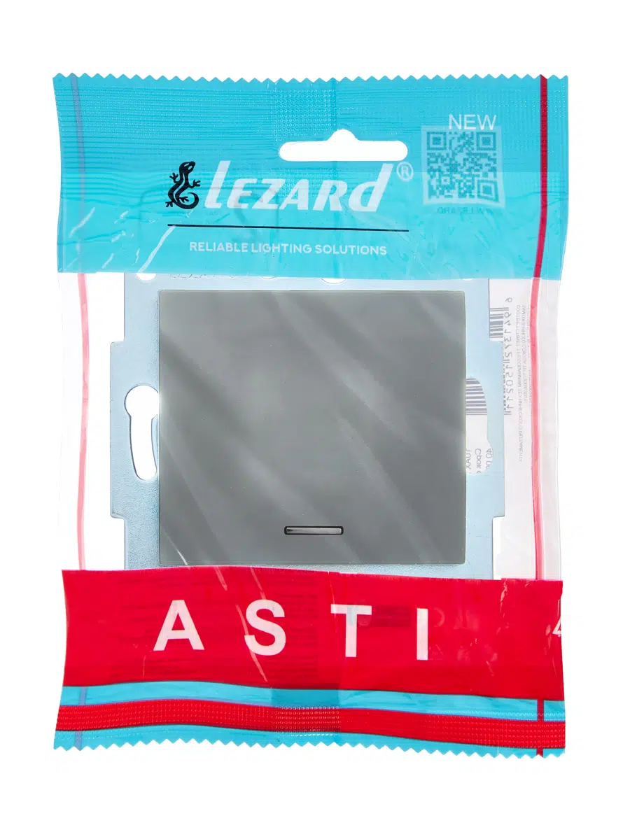 ASTI Выключатель с подсветкой платина механизм LEZARD 7081-3588-111 - Вид №3