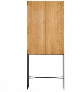 Milla & Milli Барный шкаф из массива дерева со встроенной подсветкой Frame