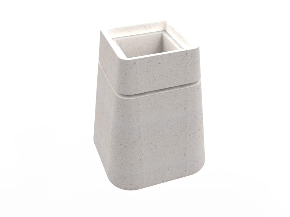 Восстановленные каменные стойки для мусора Viscio Urban Design KONE ARCH-00056495 - Вид №1