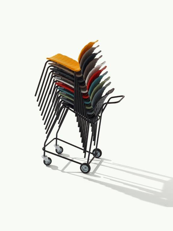 Uni 550 Стул со стальным каркасом, 4 ножки. Полипропиленовая оболочка. Et al. Uni - Вид №4