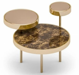 Sicis Низкий круглый журнальный столик для гостиной