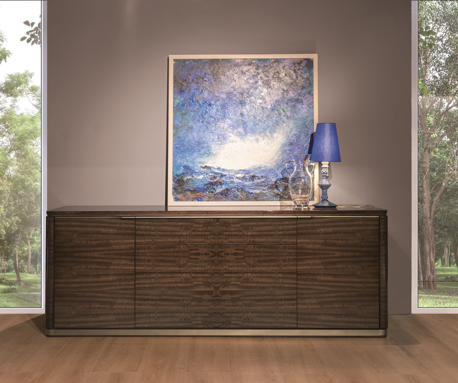 Деревянный шкаф с распашными дверцами и ящиками Hurtado Evolution ARCH-00013702 - Вид №1