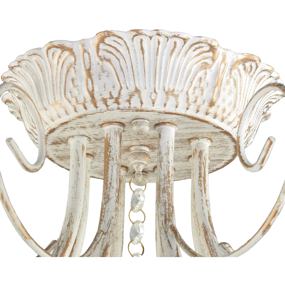 Люстра «Grace» 655/8PL 8хЕ14х40 Вт цвет белый/золотой Escada STLM-2040595 - Вид №5