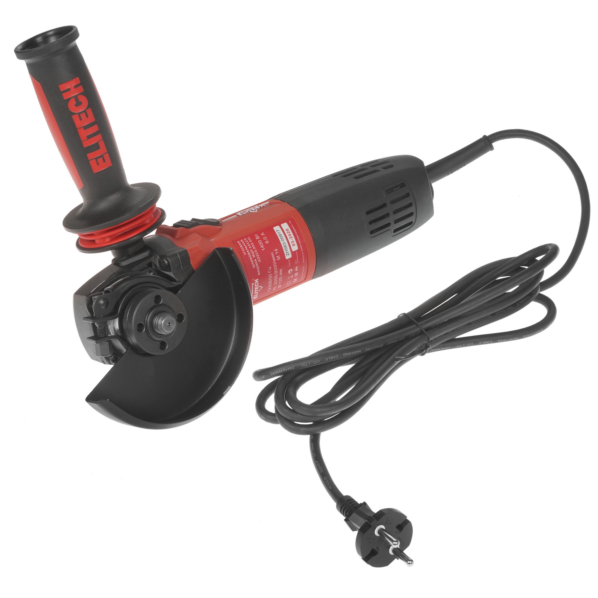 Углошлифовальная машина (УШМ) Elitech МШУ 1412Э 8195433 STDN-0029418 - Вид №5