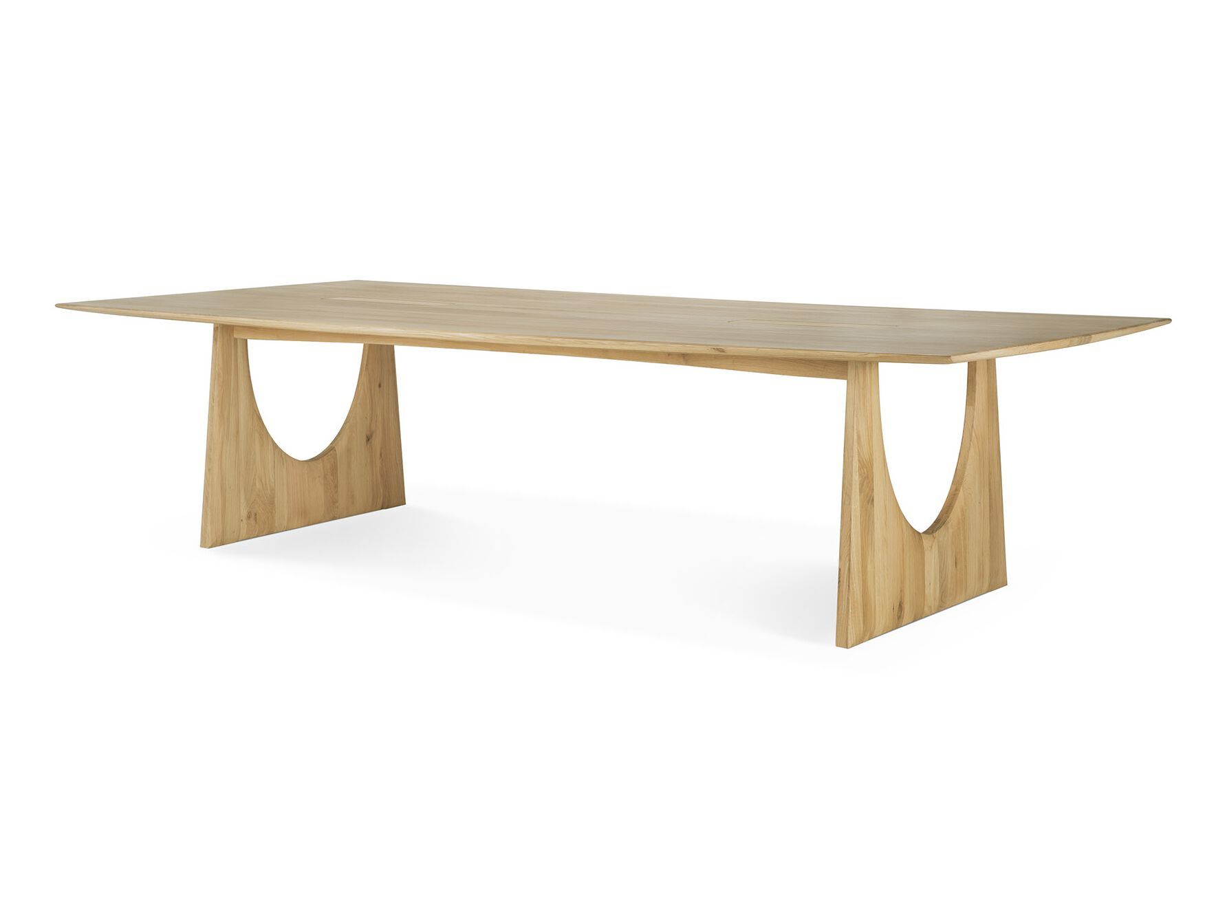 Овальный стол для совещаний из дуба с системой люверсов Ethnicraft Geometric ARCH-00042679