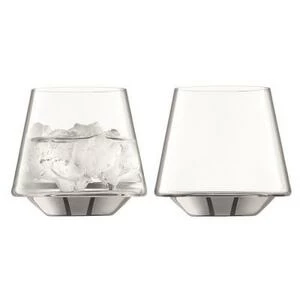 Набор из 2 стаканов Space, 430 мл, платина