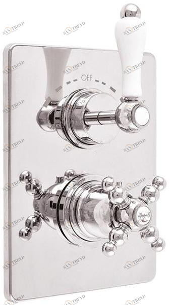 Rubinetteria Giulini Смеситель для душа с термостатом на 2 отверстия Harmony - harmony crystal 8213pr