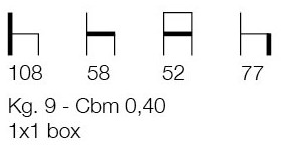 Blifase Мягкий стул из ткани Aura sun-id-1383383 - Вид №1