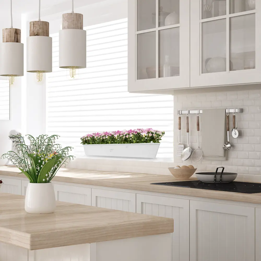 Балконный ящик INGREEN с рельефным узором для цветов 12973432 STLM-0002611 - Вид №2