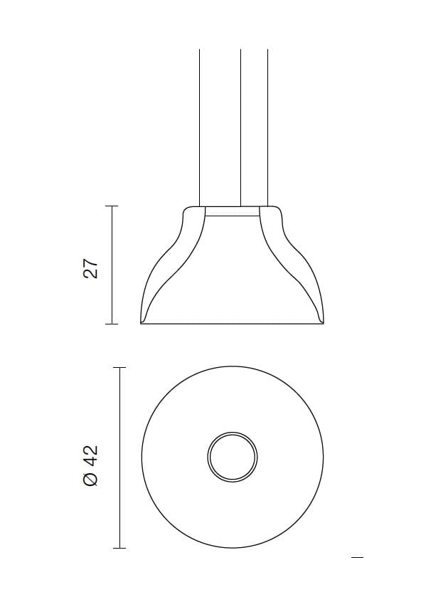 Алюминиевый подвесной светильник с порошковым покрытием Martinelli Luce CICALA ARCH-00053291 - Вид №4