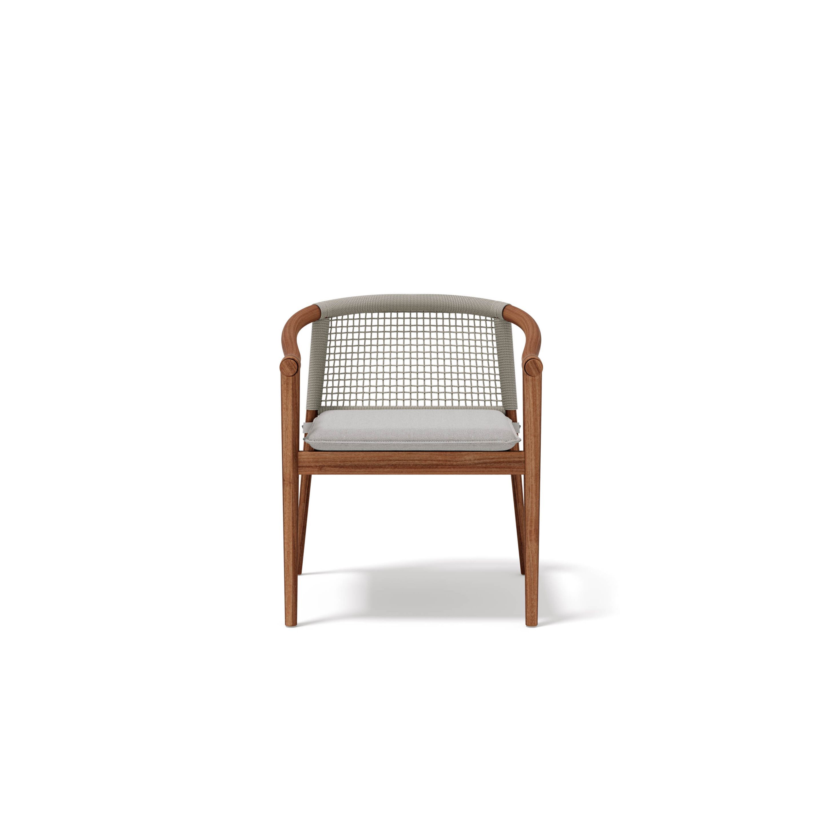 Садовый стул с подлокотниками из тика и веревки Atmosphera Lodge .25 ARCH-00139408 - Вид №12