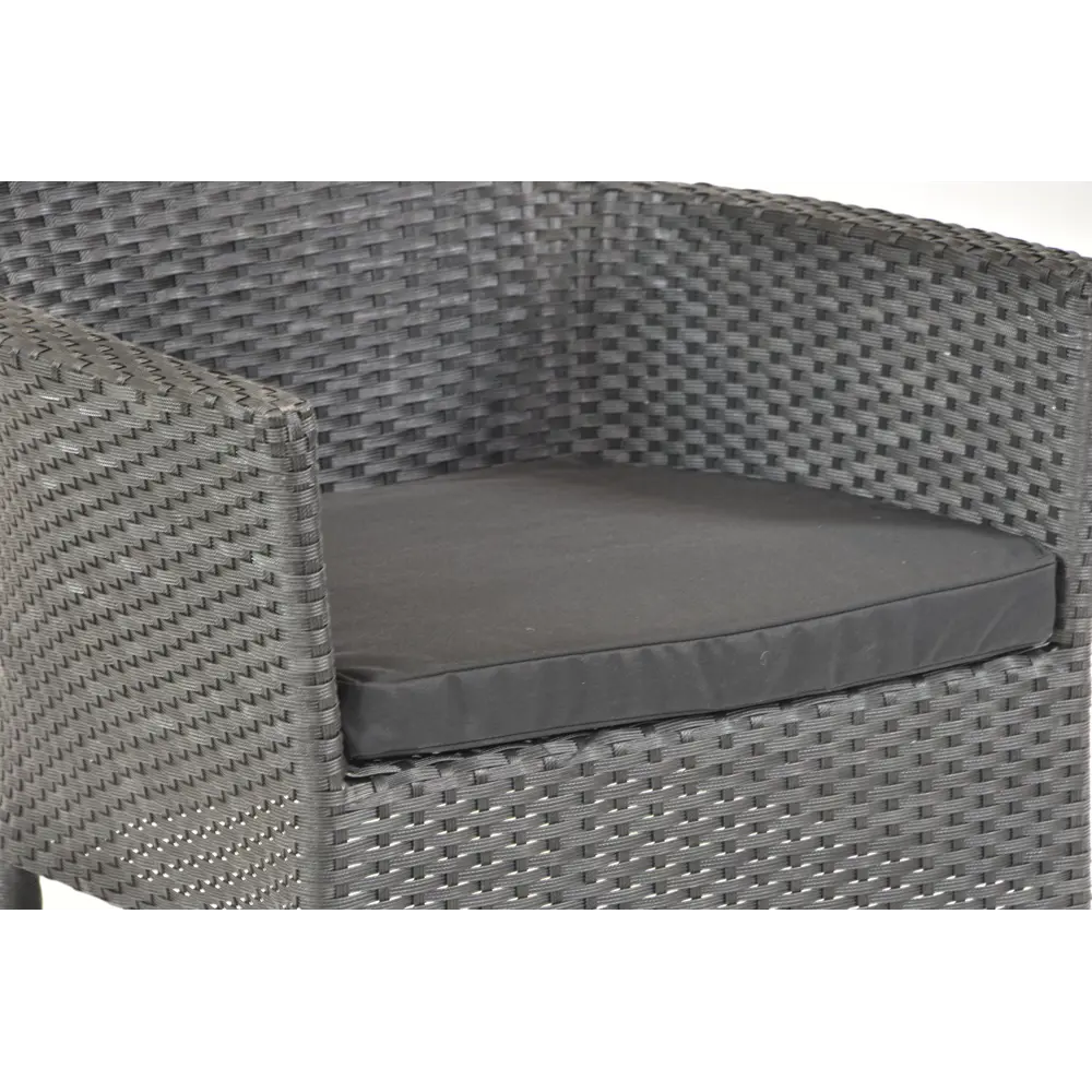 Садовое кресло с подушкой Аскер GS015 61x56x87 см черный 86283585 STLM-2163690 Santreyd - Вид №3