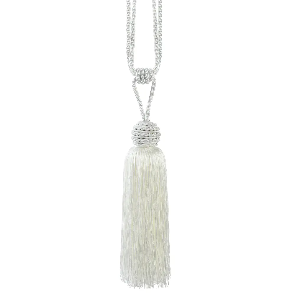 89337857 Подхват для штор Кисть-шар 21009 60 см металл цвет белый STLM-1025020 Santreyd  - Вид №1