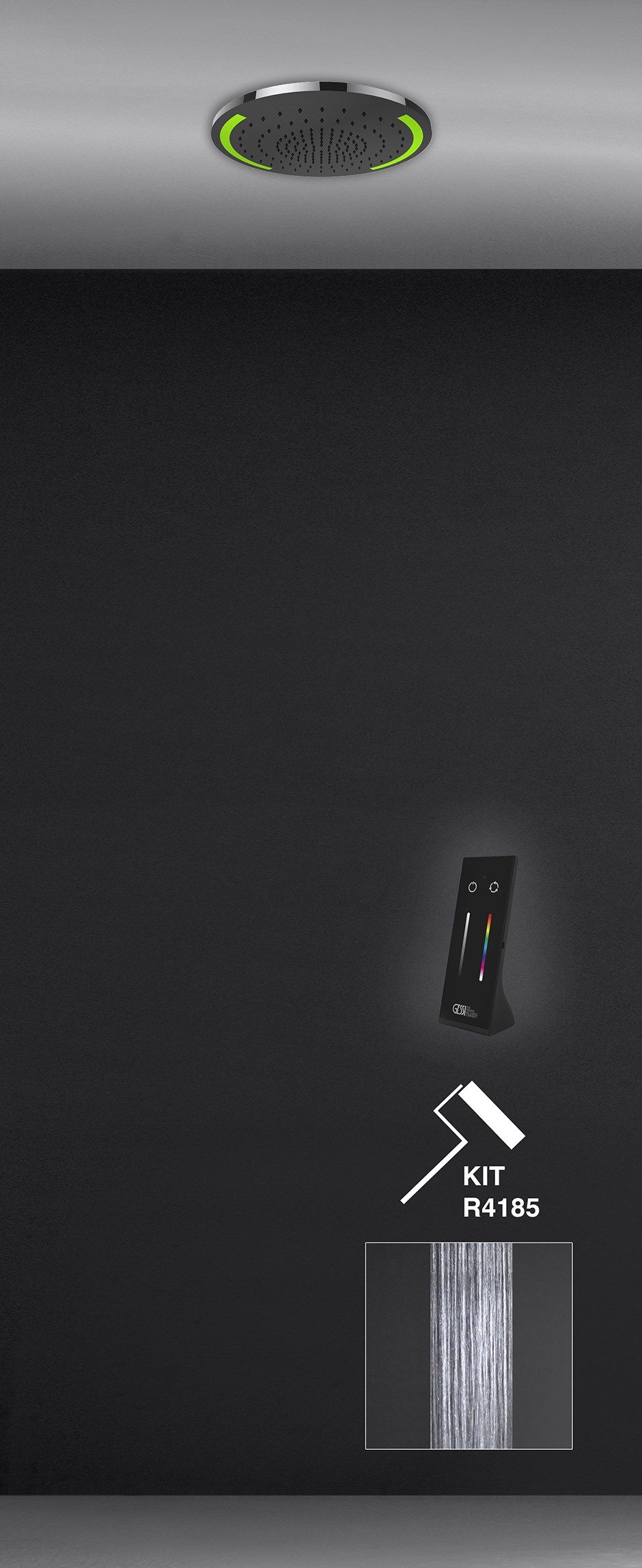 Круглая насадка для душа с подсветкой Gessi Colour ARCH-00098129 - Вид №2