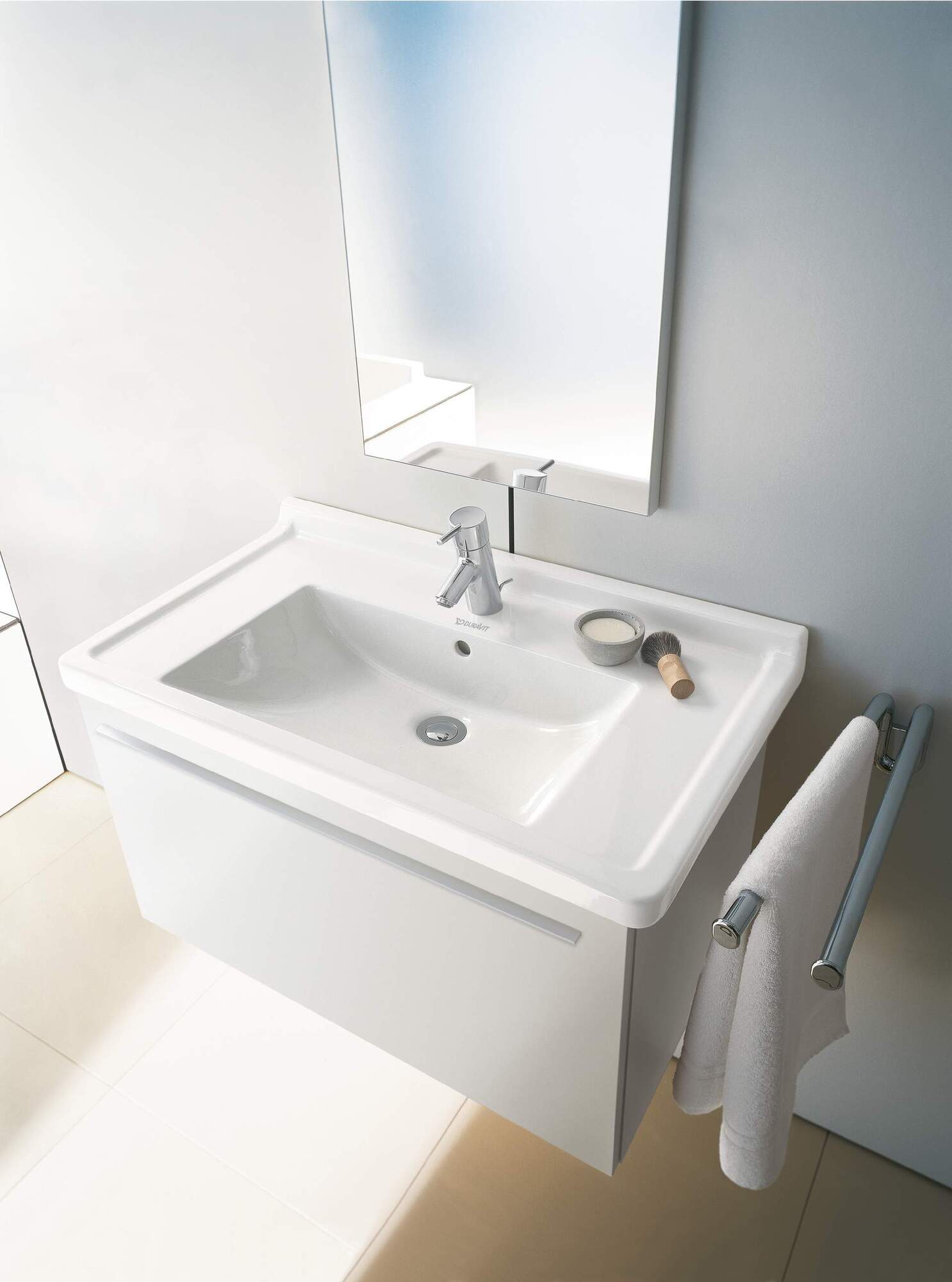 XL605704747 X-Large Тумбочка подвесная Каменно-синий глянцевый лак Duravit - Вид №3