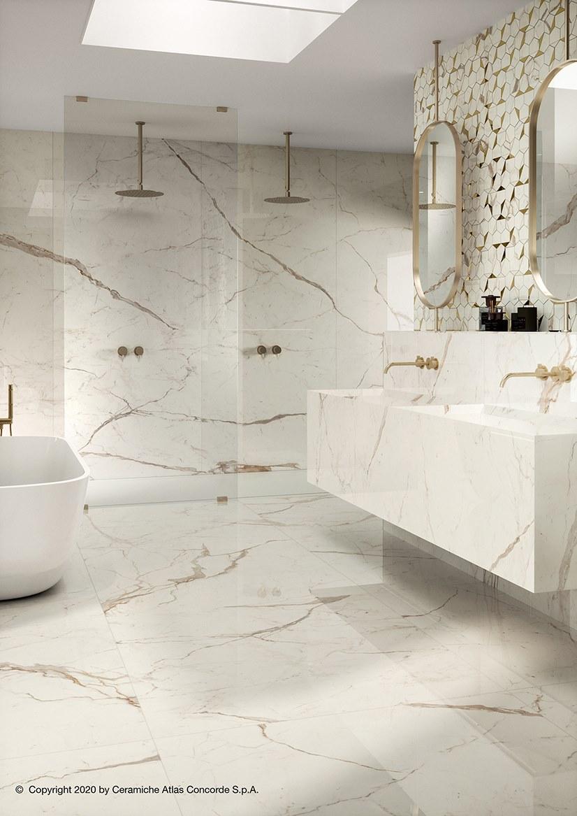 Atlas Concorde Пол из керамогранита с эффектом мрамора Marvel shine sun-id-1478972 - Вид №64