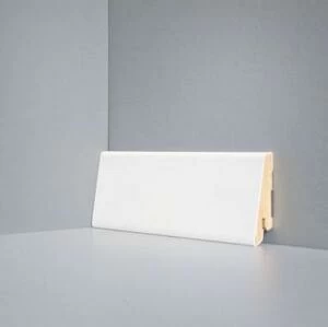 Плинтус Deartio Universal Белый, Мдф U 101-60 МДФ+эмаль 2050х60 мм.