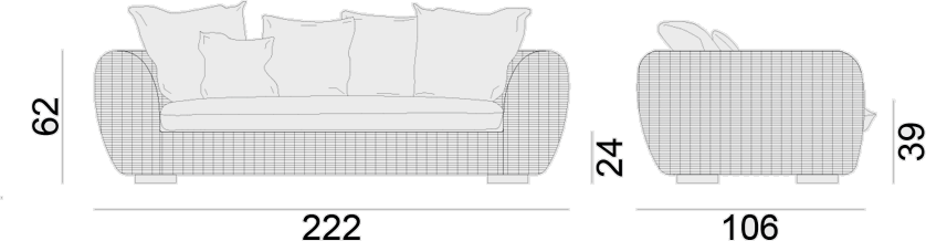 Gervasoni Садовый диван из пластмассы со съемной крышкой Gervasoni outdoor sun-id-1434471 - Вид №2