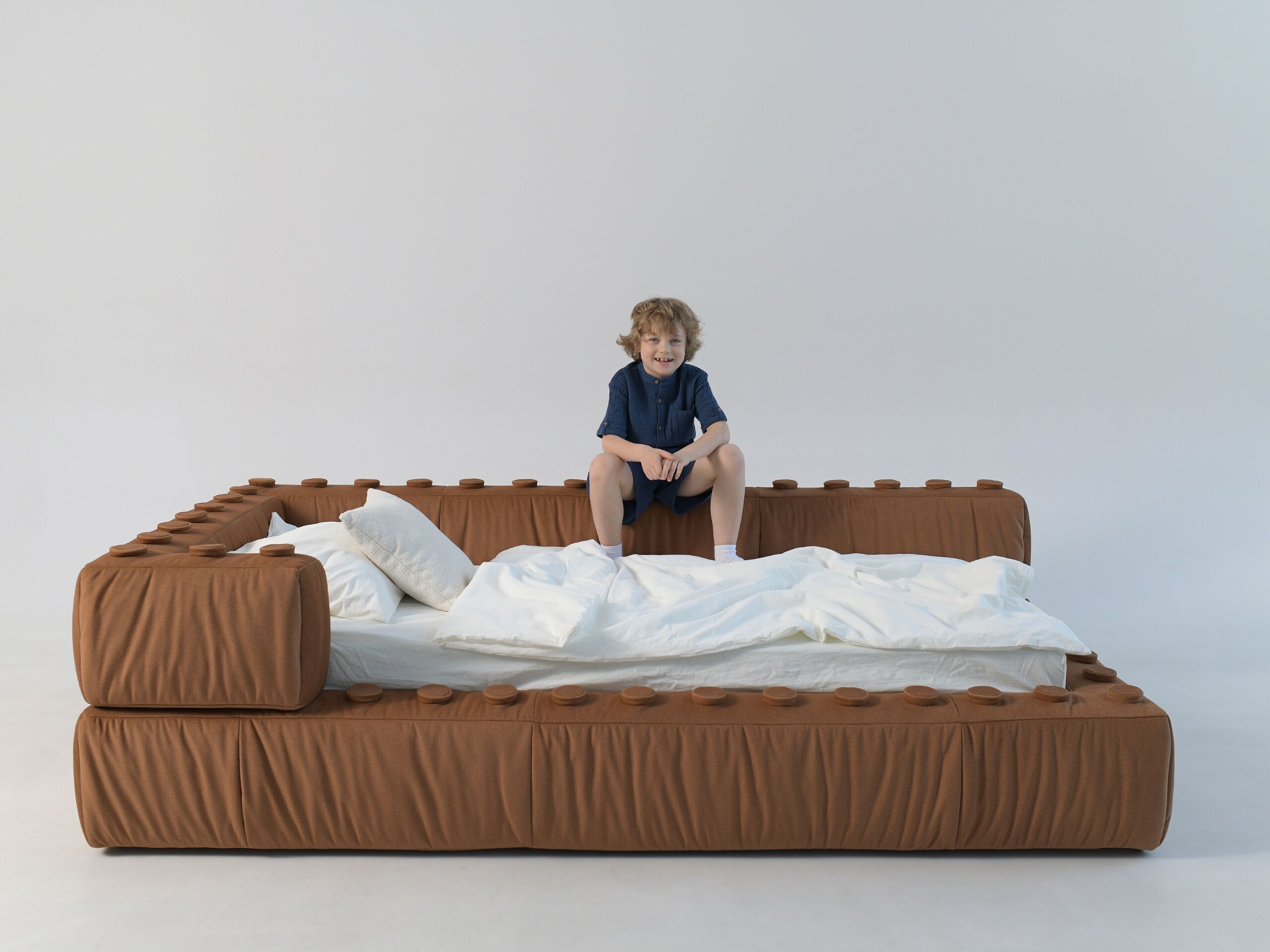 Одноместный мягкий контейнер кровать Woodsoft LEGO ARCH-00148787 - Вид №2