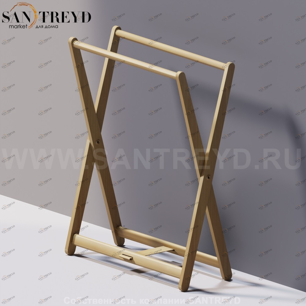 Agape PIC-NIC Полотенцежержатель 63 см под натуральный дуб ACOM0530RT