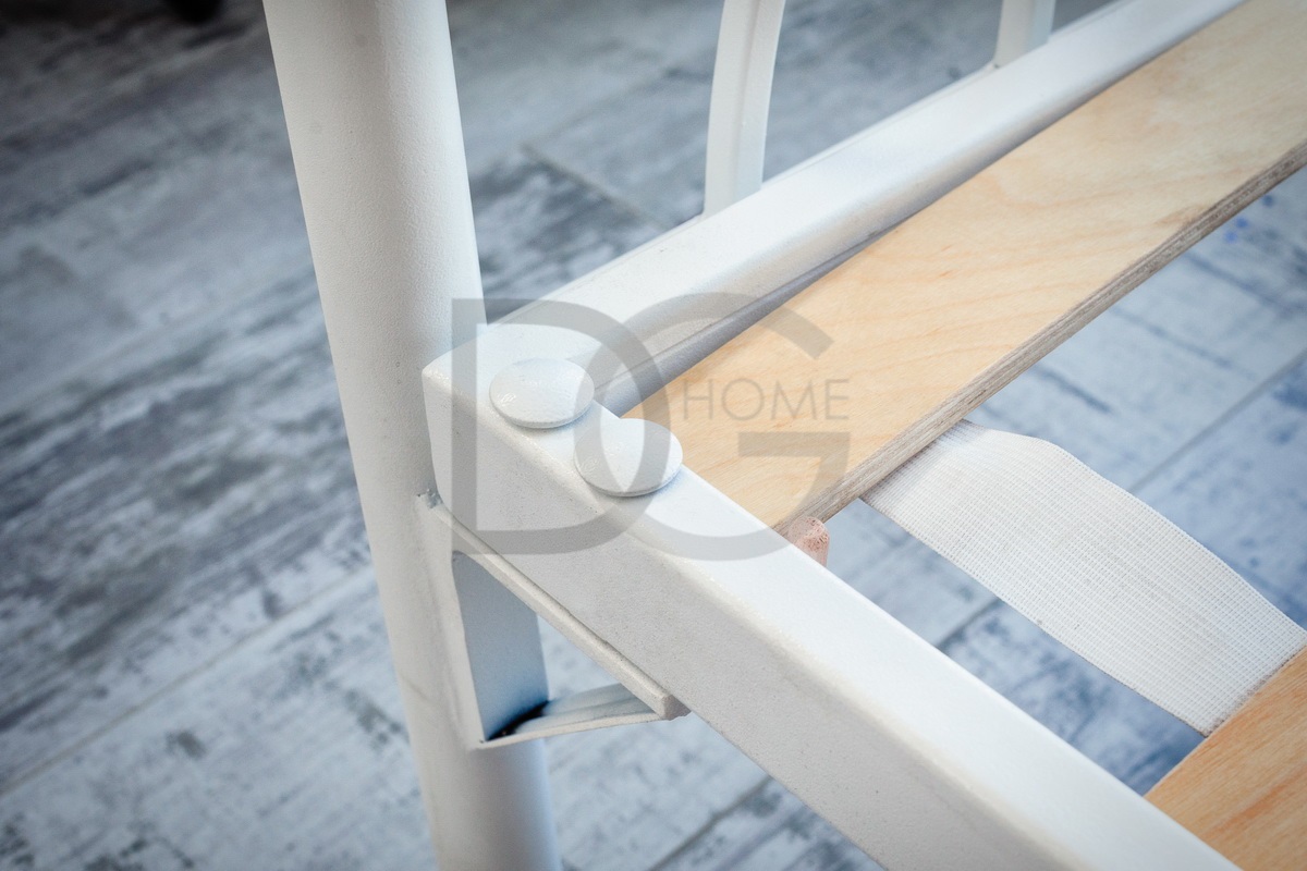 Кованая кровать детская 70х160 белая "Мадлен" FRANCESCO ROSSI МАДЛЕН 134699 Белый  - Вид №1