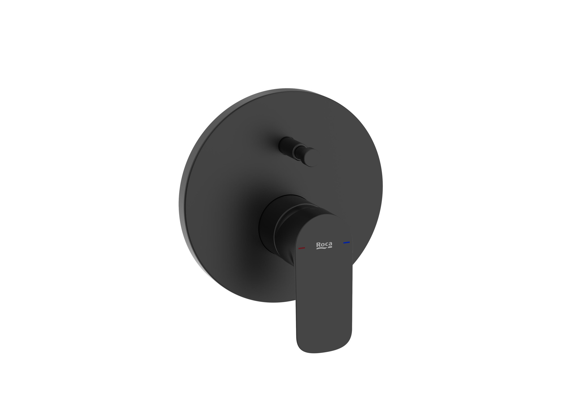 A5A066ENB0 Встраиваемый однорычажный смеситель для ванны и душа с автоматическим переключателем. Включает утопленный узел и потолочную розетку ROCA Cala