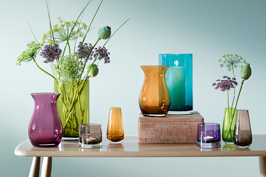 Подсвечник для чайной свечи Light Colour 8,5 см фиолетовый LSA International G36808815 - Вид №1