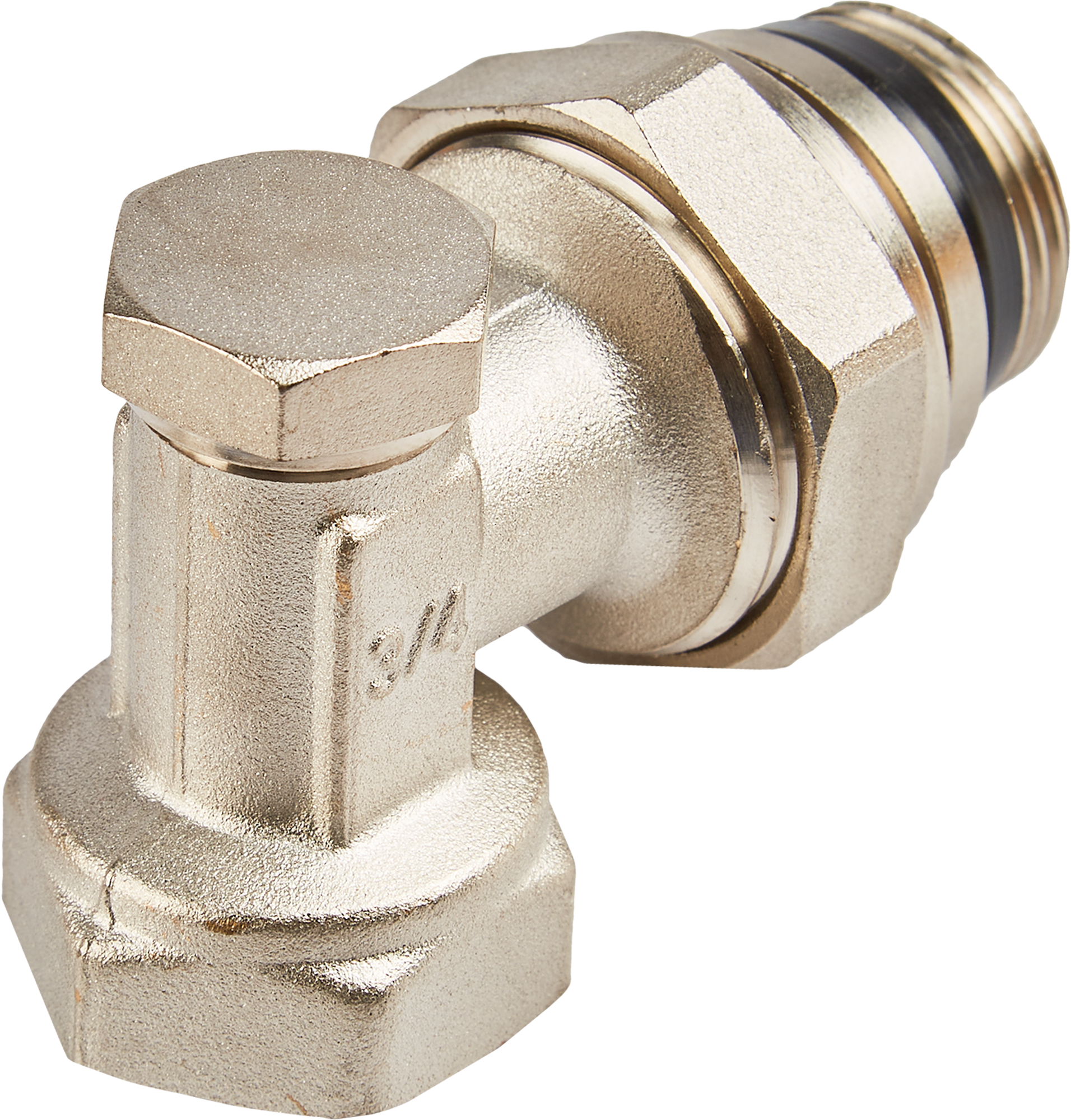 Угловой запорный клапан HEIZEN 3/4" для систем отопления и водоснабжения 85458124 STLM-0062869 - Вид №2